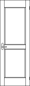 フラット2パネルタイプドア