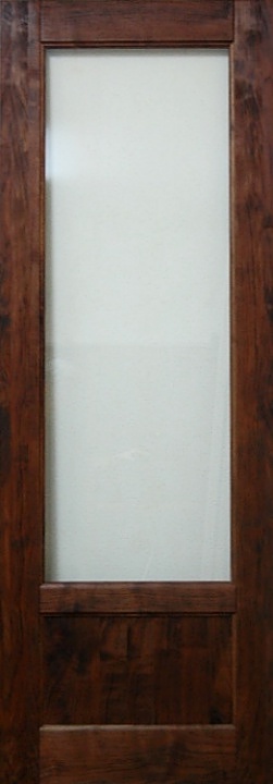 ブラックウォールナット室内無垢ドア